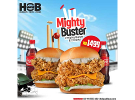 HOB - House Of Burgers Mighty Buster Deal For Rs.1499/-image-1630